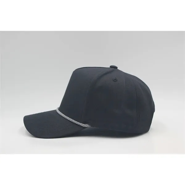 5 Panel High Profile AFrame Golf Cap w/Rope - 5 Panel High Profile AFrame Golf Cap w/Rope - Image 4 of 41