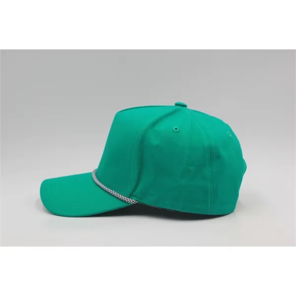 5 Panel High Profile AFrame Golf Cap w/Rope - 5 Panel High Profile AFrame Golf Cap w/Rope - Image 19 of 41