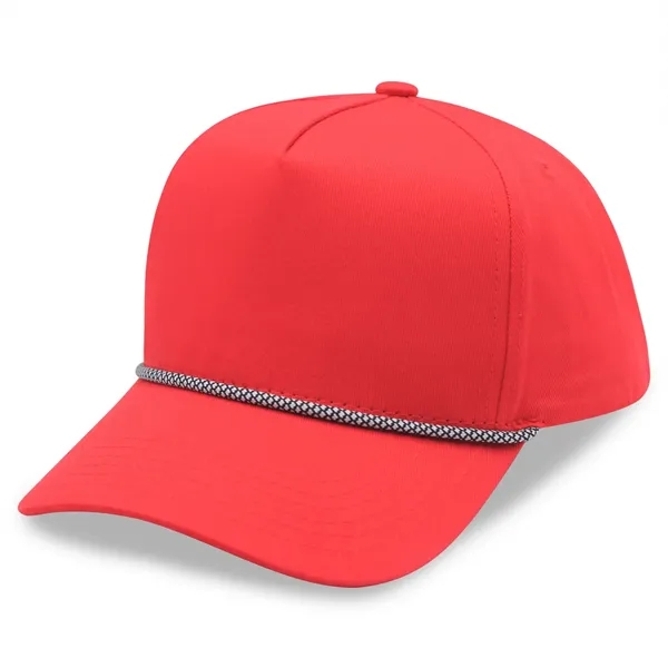 5 Panel High Profile AFrame Golf Cap w/Rope - 5 Panel High Profile AFrame Golf Cap w/Rope - Image 27 of 41