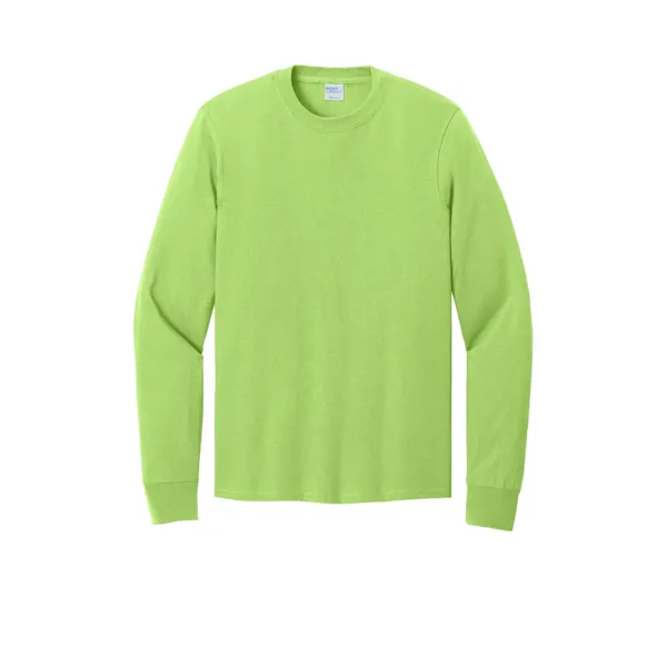 Port & Co Long Sleeve Core Cotton Tee. - Port & Co Long Sleeve Core Cotton Tee. - Image 70 of 164