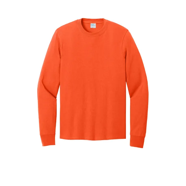 Port & Co Long Sleeve Core Cotton Tee. - Port & Co Long Sleeve Core Cotton Tee. - Image 75 of 164