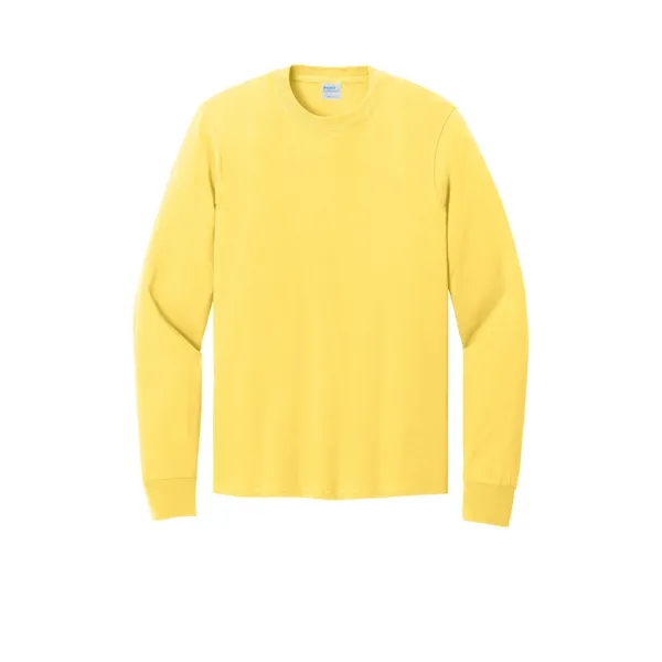 Port & Co Long Sleeve Core Cotton Tee. - Port & Co Long Sleeve Core Cotton Tee. - Image 99 of 164