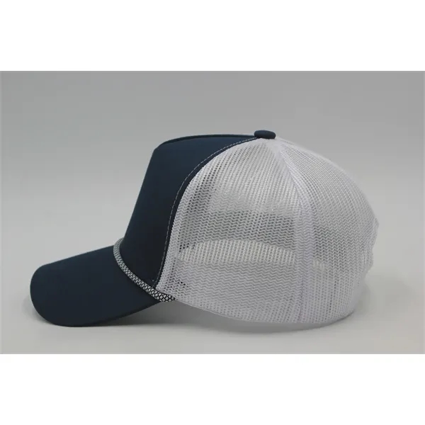 5 Panel A Frame Golf Trucker Cap w/Rope - 5 Panel A Frame Golf Trucker Cap w/Rope - Image 12 of 36