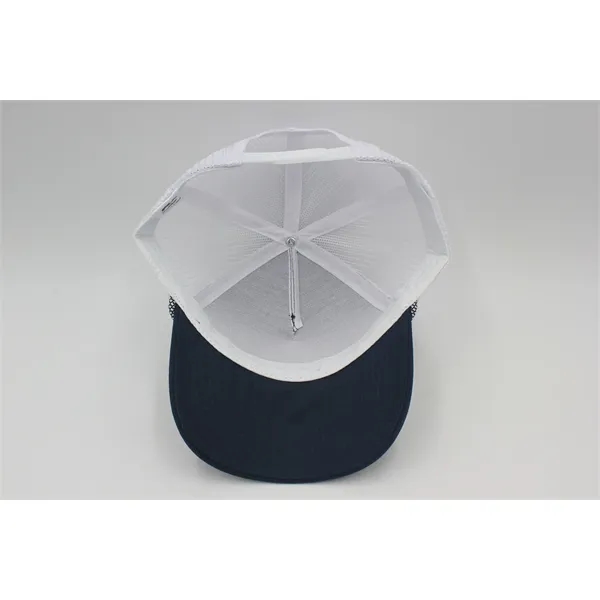5 Panel A Frame Golf Trucker Cap w/Rope - 5 Panel A Frame Golf Trucker Cap w/Rope - Image 14 of 36