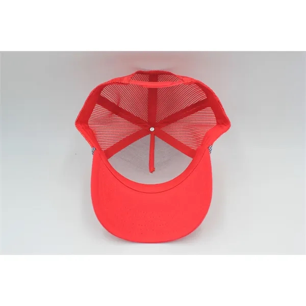 5 Panel A Frame Golf Trucker Cap w/Rope - 5 Panel A Frame Golf Trucker Cap w/Rope - Image 21 of 36