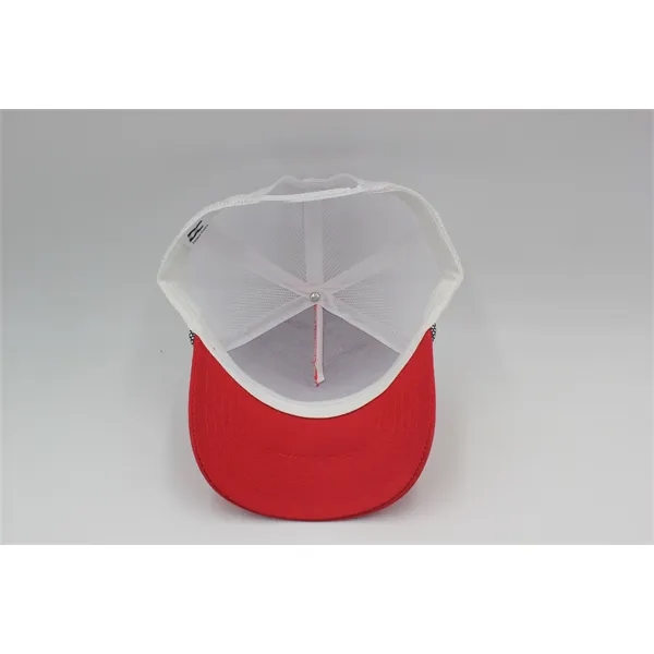5 Panel A Frame Golf Trucker Cap w/Rope - 5 Panel A Frame Golf Trucker Cap w/Rope - Image 25 of 36