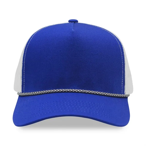 5 Panel A Frame Golf Trucker Cap w/Rope - 5 Panel A Frame Golf Trucker Cap w/Rope - Image 27 of 36