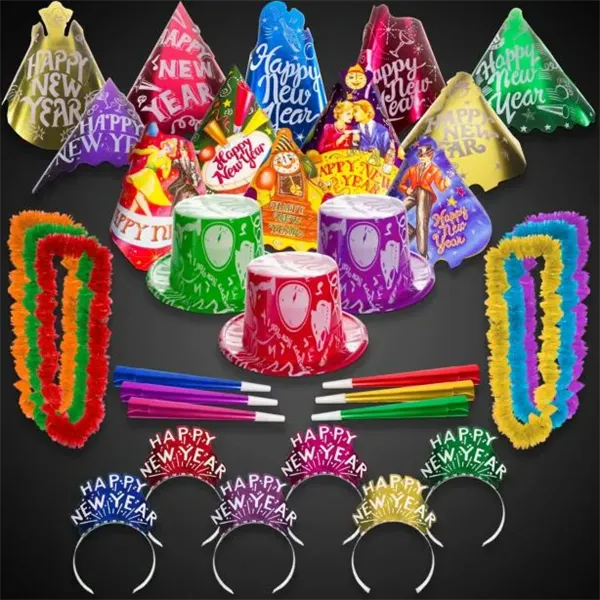 Grand Slam New Year's Eve Party Kit for 100 - Grand Slam New Year's Eve Party Kit for 100 - Image 0 of 5