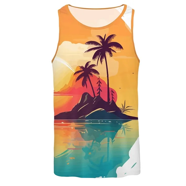 Unisex Performance Dye Sublimation Athletic Tank Top 160GSM - Unisex Performance Dye Sublimation Athletic Tank Top 160GSM - Image 5 of 5