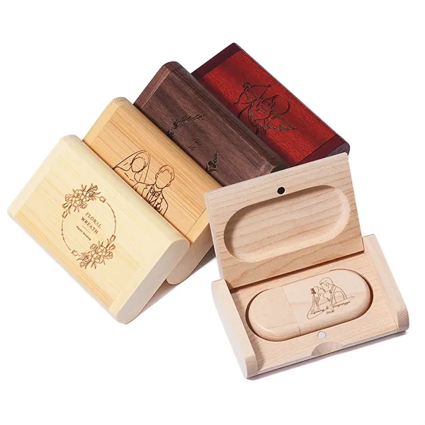 32GB USB3.0 Wood Flash Drive Box - 32GB USB3.0 Wood Flash Drive Box - Image 2 of 3