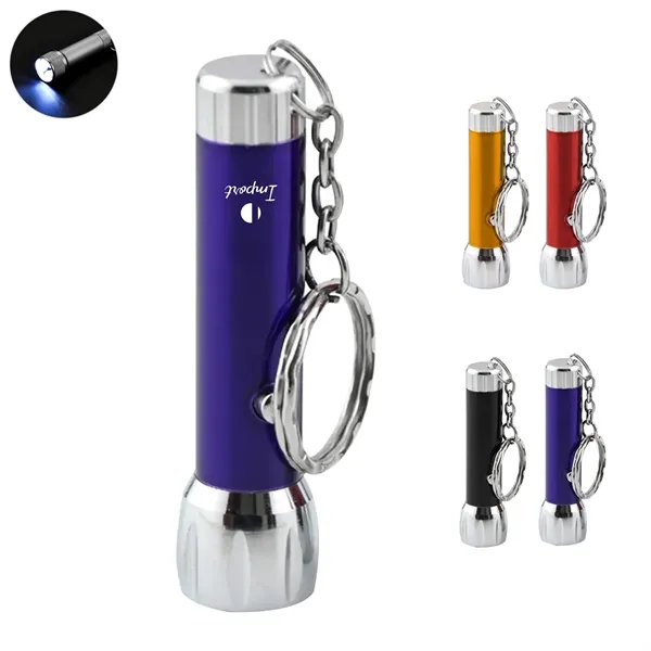 Mini 5 Led Aluminum Flashlight Keychain - Mini 5 Led Aluminum Flashlight Keychain - Image 1 of 1
