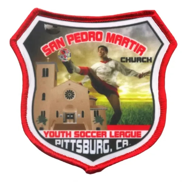 Custom Size & Shape Dye Sublimation Patch - Custom Size & Shape Dye Sublimation Patch - Image 3 of 4