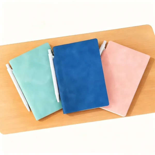 A7 Soft Pu Cover Pocket Notebook Journals W/Pen Holder&Pen - A7 Soft Pu Cover Pocket Notebook Journals W/Pen Holder&Pen - Image 8 of 14