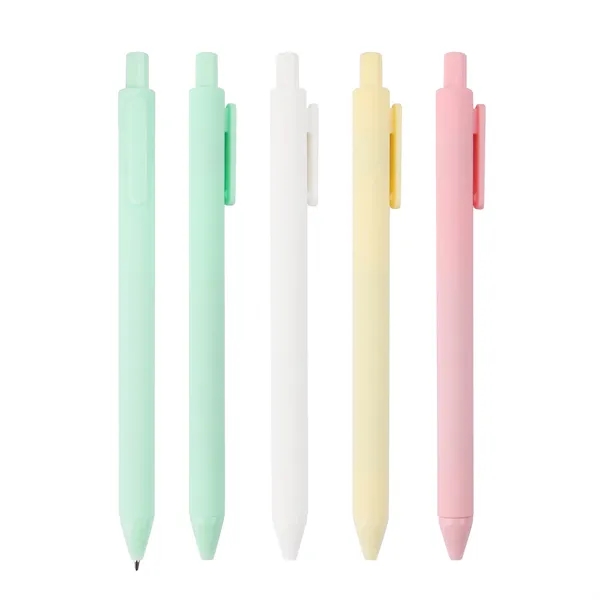 0.5mm Fine Point Plastic Retractable Gel Pens W/ Clip - 0.5mm Fine Point Plastic Retractable Gel Pens W/ Clip - Image 8 of 11