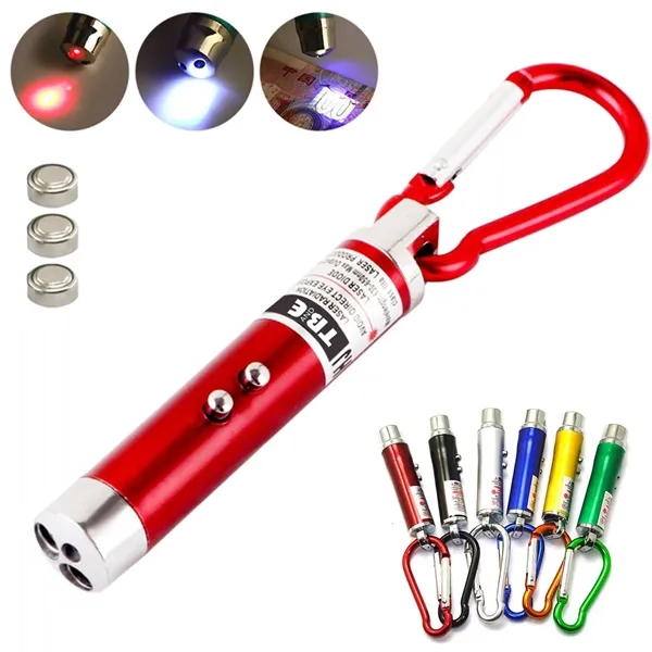 Led Light Carabiner Keychain 4 - Led Light Carabiner Keychain 4 - Image 0 of 6