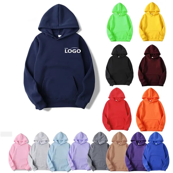 Men's fleece-lined thickened hoodie - Men's fleece-lined thickened hoodie - Image 0 of 15