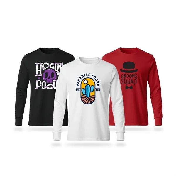 Full Color Sleeve T Shirt, Single and Double Side - Full Color Sleeve T Shirt, Single and Double Side - Image 1 of 5