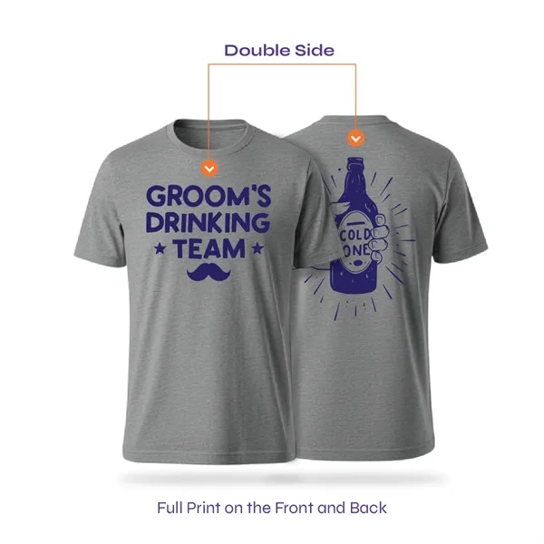 Full Color Bella Canvas T-Shirt, Double Side 2 Large Size - Full Color Bella Canvas T-Shirt, Double Side 2 Large Size - Image 1 of 7