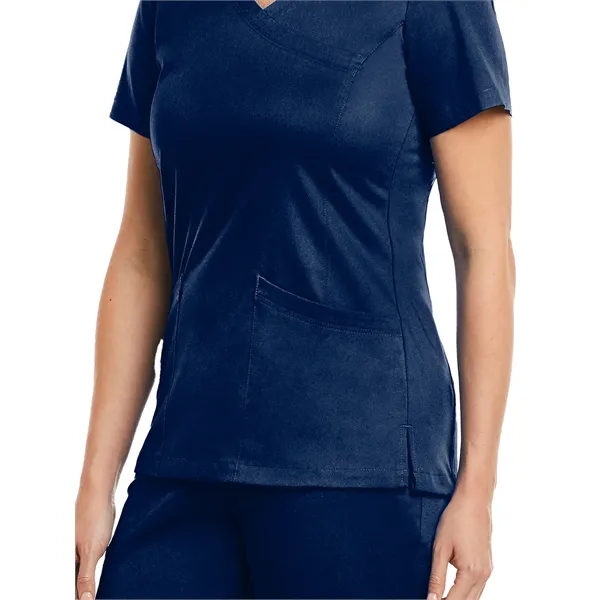 Maevn - Matrix - Women's Three-Pocket Curved Mock Wrap Top - Maevn - Matrix - Women's Three-Pocket Curved Mock Wrap Top - Image 3 of 5
