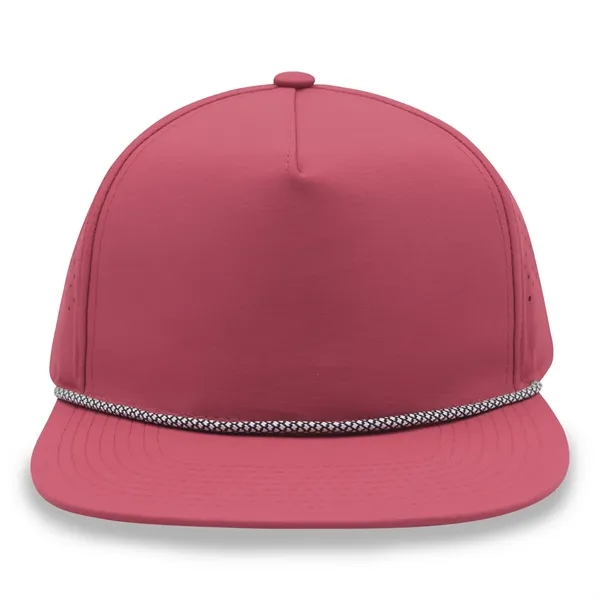 5 Panel Water Proof Nylon Hat w/Laser Cut Mesh Back - 5 Panel Water Proof Nylon Hat w/Laser Cut Mesh Back - Image 8 of 36