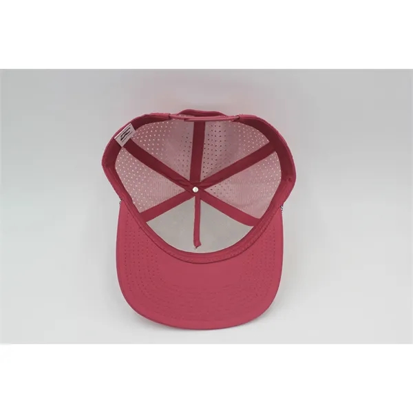 5 Panel Water Proof Nylon Hat w/Laser Cut Mesh Back - 5 Panel Water Proof Nylon Hat w/Laser Cut Mesh Back - Image 11 of 36