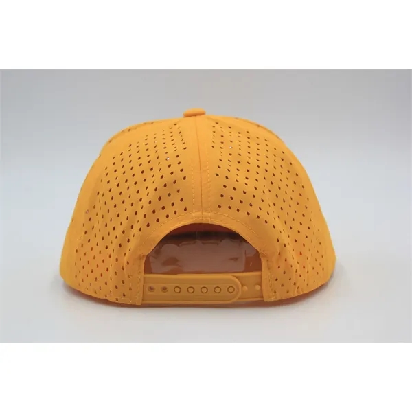 5 Panel Water Proof Nylon Hat w/Laser Cut Mesh Back - 5 Panel Water Proof Nylon Hat w/Laser Cut Mesh Back - Image 15 of 36