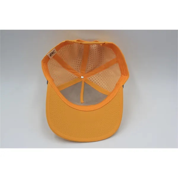 5 Panel Water Proof Nylon Hat w/Laser Cut Mesh Back - 5 Panel Water Proof Nylon Hat w/Laser Cut Mesh Back - Image 16 of 36