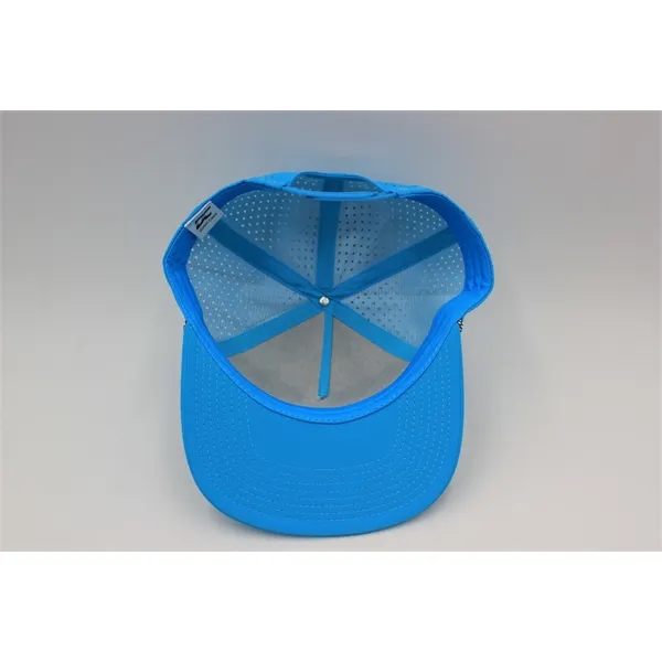 5 Panel Water Proof Nylon Hat w/Laser Cut Mesh Back - 5 Panel Water Proof Nylon Hat w/Laser Cut Mesh Back - Image 26 of 36