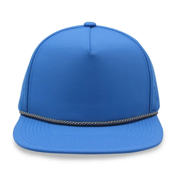 5 Panel Water Proof Nylon Hat w/Laser Cut Mesh Back - 5 Panel Water Proof Nylon Hat w/Laser Cut Mesh Back - Image 28 of 36