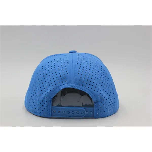5 Panel Water Proof Nylon Hat w/Laser Cut Mesh Back - 5 Panel Water Proof Nylon Hat w/Laser Cut Mesh Back - Image 30 of 36