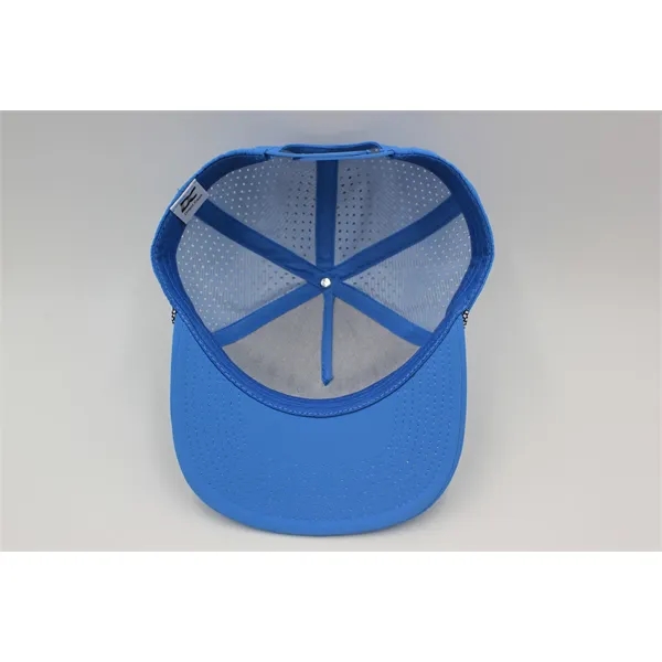 5 Panel Water Proof Nylon Hat w/Laser Cut Mesh Back - 5 Panel Water Proof Nylon Hat w/Laser Cut Mesh Back - Image 31 of 36