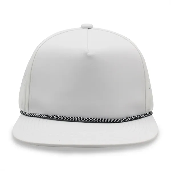 5 Panel Water Proof Nylon Hat w/Laser Cut Mesh Back - 5 Panel Water Proof Nylon Hat w/Laser Cut Mesh Back - Image 33 of 36
