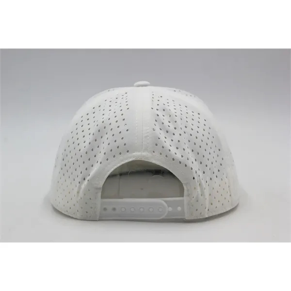 5 Panel Water Proof Nylon Hat w/Laser Cut Mesh Back - 5 Panel Water Proof Nylon Hat w/Laser Cut Mesh Back - Image 35 of 36