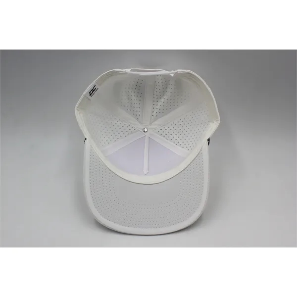 5 Panel Water Proof Nylon Hat w/Laser Cut Mesh Back - 5 Panel Water Proof Nylon Hat w/Laser Cut Mesh Back - Image 36 of 36
