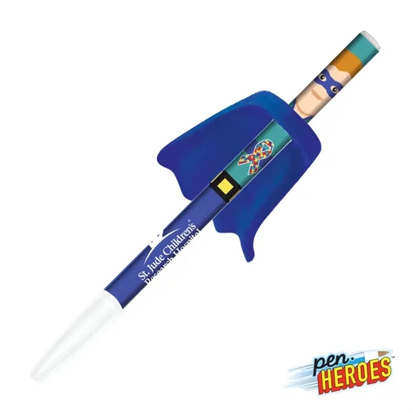 Pen Heroes™ Awareness Series Male w/Cape - Pen Heroes™ Awareness Series Male w/Cape - Image 0 of 5