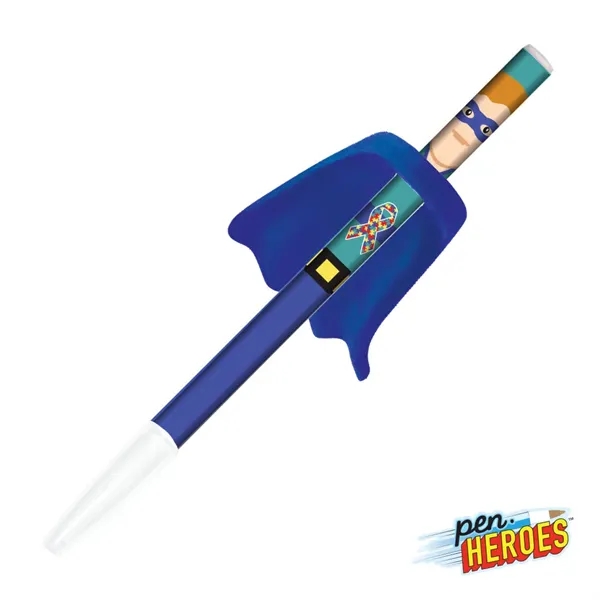 Pen Heroes™ Awareness Series Male w/Cape - Pen Heroes™ Awareness Series Male w/Cape - Image 1 of 5