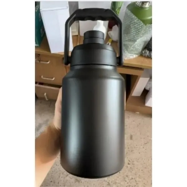 64/128oz Insulated Double-Wall Handle Vacuum Water Bottle - 64/128oz Insulated Double-Wall Handle Vacuum Water Bottle - Image 3 of 4