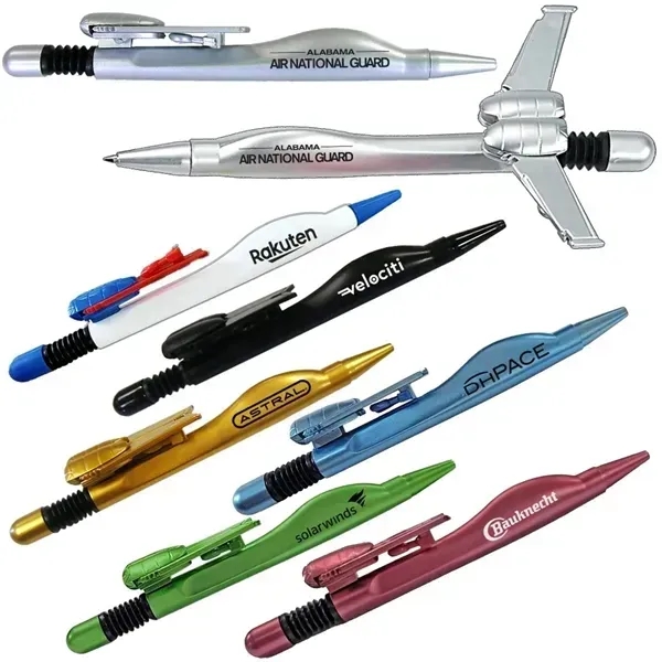 Delightful Airplane Ballpoint Custom Pens - Delightful Airplane Ballpoint Custom Pens - Image 0 of 0