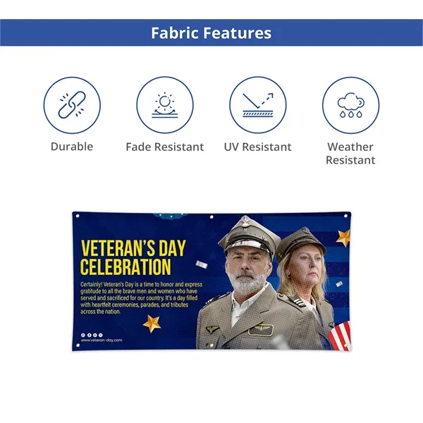 Custom Vinyl Mesh Banner-Left & Right Pole Pocket (1Ft x1Ft) - Custom Vinyl Mesh Banner-Left & Right Pole Pocket (1Ft x1Ft) - Image 1 of 5