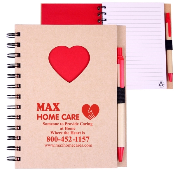 EcoShapes™ Recycled Die Cut Notebook: Globe - EcoShapes™ Recycled Die Cut Notebook: Globe - Image 2 of 3
