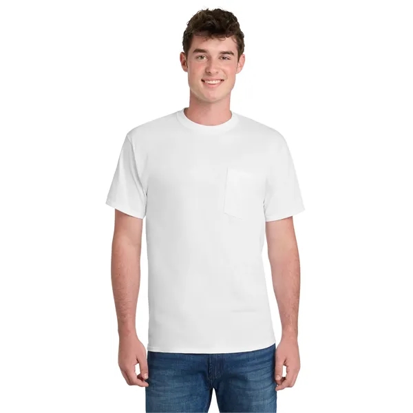 Port & Co Tall Essential Pocket Tee. - Port & Co Tall Essential Pocket Tee. - Image 0 of 79