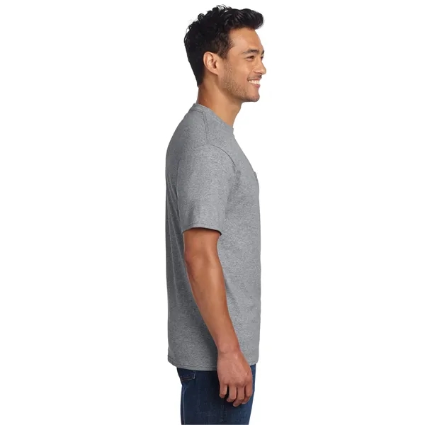 Port & Co Tall Essential Pocket Tee. - Port & Co Tall Essential Pocket Tee. - Image 17 of 79