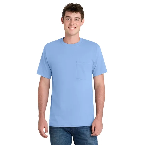 Port & Co Tall Essential Pocket Tee. - Port & Co Tall Essential Pocket Tee. - Image 20 of 79