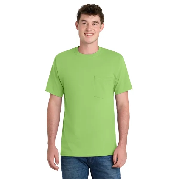 Port & Co Tall Essential Pocket Tee. - Port & Co Tall Essential Pocket Tee. - Image 25 of 79