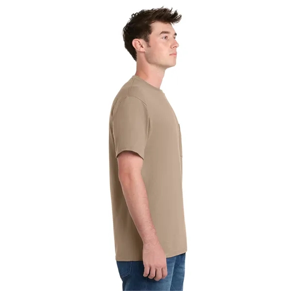 Port & Co Tall Essential Pocket Tee. - Port & Co Tall Essential Pocket Tee. - Image 32 of 79