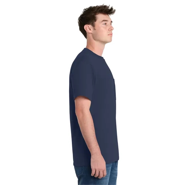Port & Co Tall Essential Pocket Tee. - Port & Co Tall Essential Pocket Tee. - Image 57 of 79