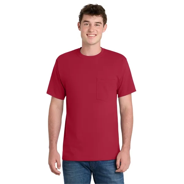 Port & Co Tall Essential Pocket Tee. - Port & Co Tall Essential Pocket Tee. - Image 65 of 79