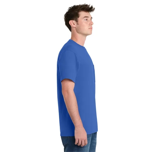 Port & Co Tall Essential Pocket Tee. - Port & Co Tall Essential Pocket Tee. - Image 72 of 79