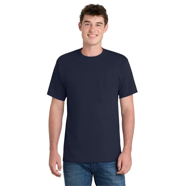 Port & Co Tall Essential Pocket Tee. - Port & Co Tall Essential Pocket Tee. - Image 75 of 79