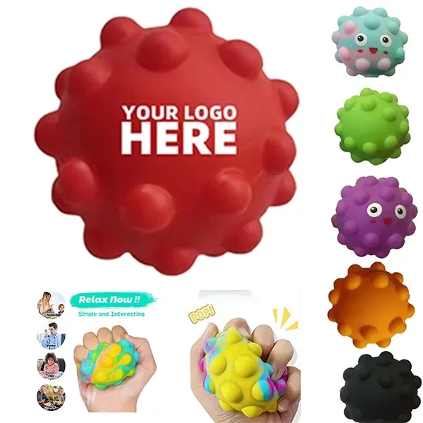 Silicone Popper Stress Ball